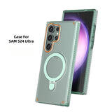 Colorful Bracket Anti-fall Pc+tpu Two-in-one Phone Case for Samsung