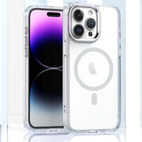 Transparent Magnetic Wireless Charging Phone Case For iPhone