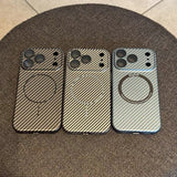 Striped Magnetic Phone Case For iPhone