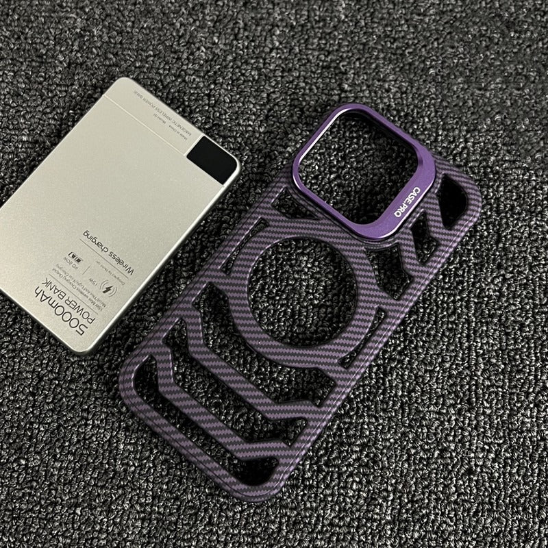 Ultra-thin Heat Dissipation Hidden Bracket Phone Case For iPhone