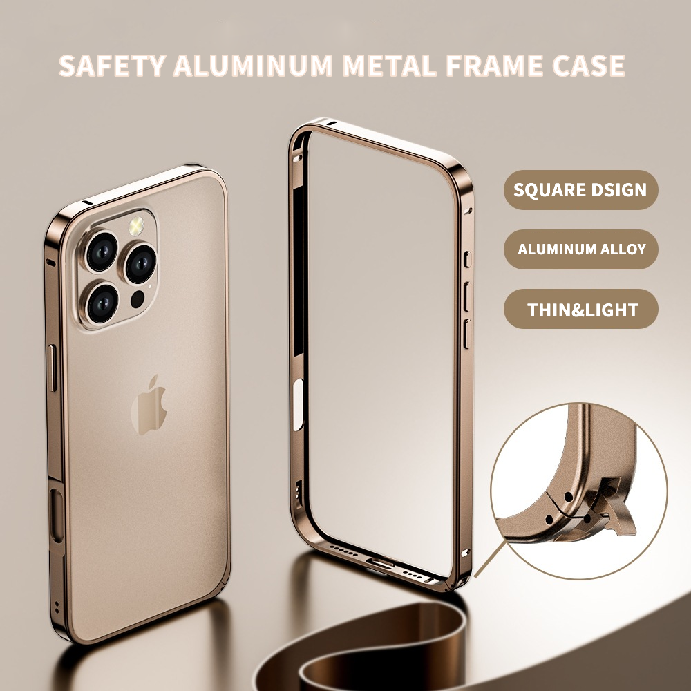 Light Aluminum Metal Bumper Case For iPhone