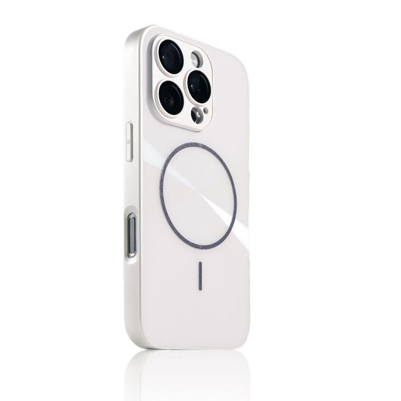 Simple Glare Magnetic Phone Case For iPhone