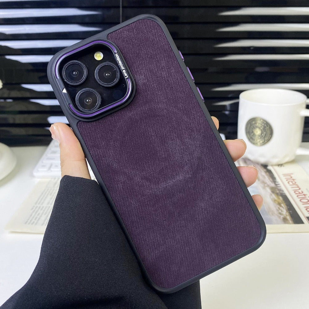 Magnetic Lens Holder Phone Case For iPhone