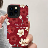Flower Bud Soft Phone Case For iPhone
