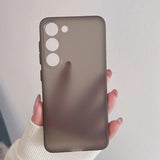 Ultra Thin Matte Armor Translucent Case For Samsung