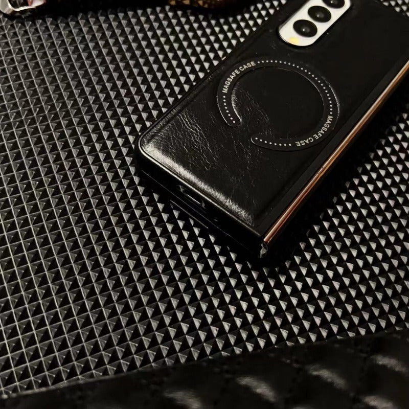 Leather Magnetic Phone Case For Samsung Z Fold