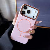 Frosted Hit Color Magnetic Soft TPU Phone Case For iPhone
