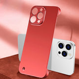 Ultra-thin Borderless Hard Drop-proof Mobile Phone Case For iPhone