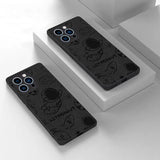 Astronaut Liquid Silicone Case for IPhone