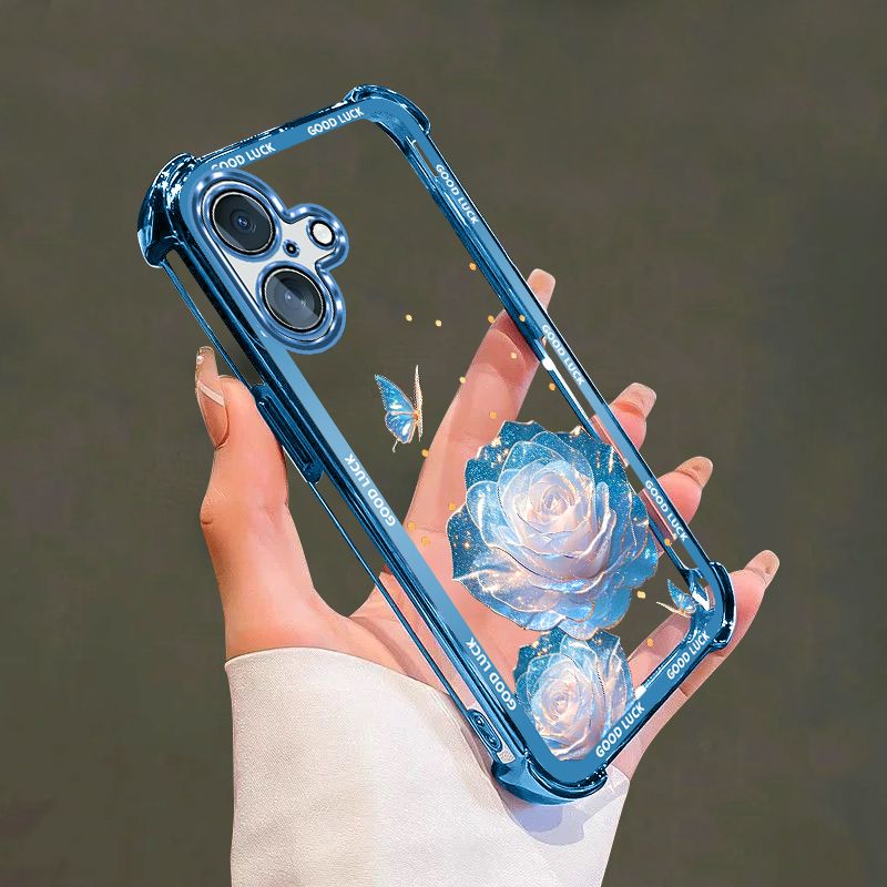 Electroplating Silicone Phone Case For iPhone