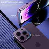 Metal Corner Frameless Bumper Shockproof Case for IPhone