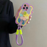 Colorful Flower Anti-fall Phone Case For iPhone