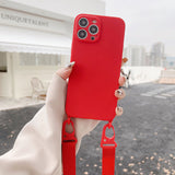 Full-cover Liquid Silicone Anti-fall Mobile Phone Case For iPhone