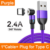 Magnetic Cable 3M 540 Rotate Magnet Charger