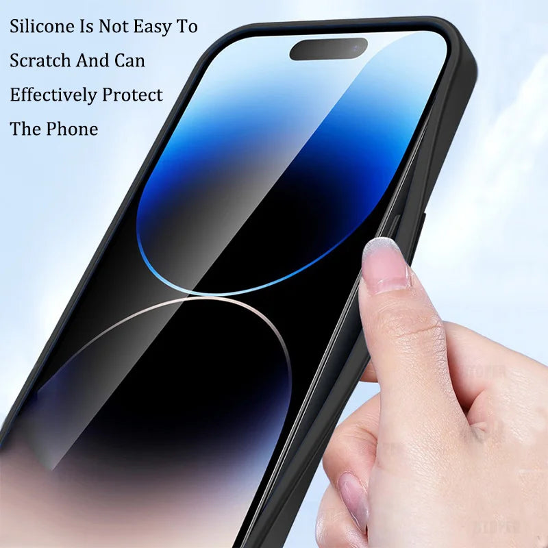 Acrylic Transparent Lens Protect Phone Case For IPhone