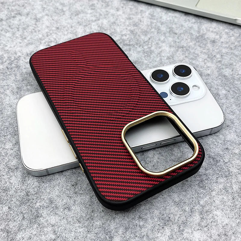 Alloy Lens Magnetic Phone Case for iPhone