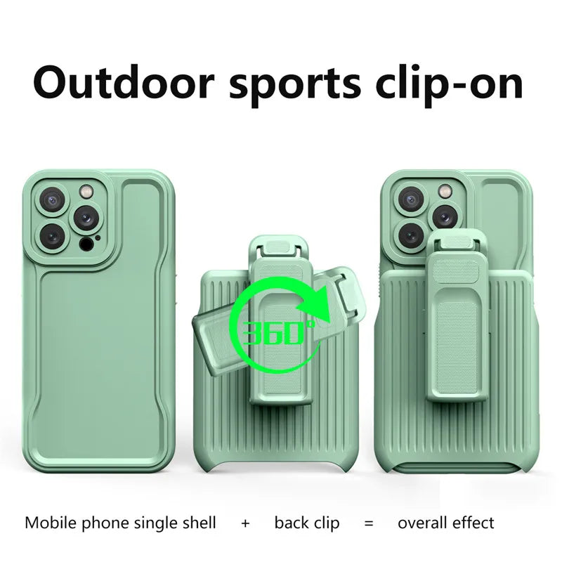 Hybrid Heavy Duty Seeker Cover Case For iPhone