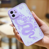 Dragon Matte Shockproof Phone Case for IPhone