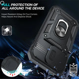 Camera Slide Military Grade Armor Protection 360 Degree Rotate Armor Cover For iPhone