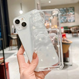 Love Heart Clear Phone Cover For iPhone