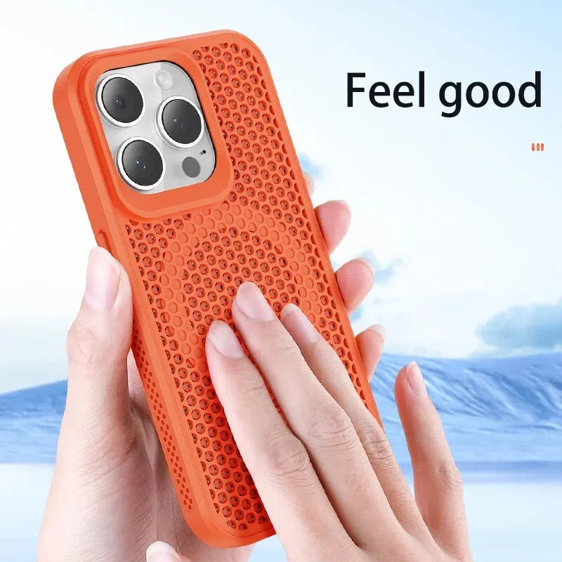 Cooling Heat Dissipation Magnetic Phone Case For iPhone