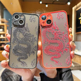 Cute Cartoon dragon Camera Lens Protection Case for iPhone