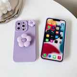 Daisy Flower Holder Case For Samsung