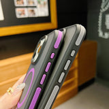 Fashion Magnetic Anti-Fall Phone Case For iPhone