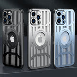 Fashion Metal Heat Dissipation Magnetic Case for iPhone