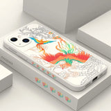 Flying Phoenix Phone Case For iPhone