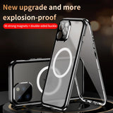 Metal Aluminium Alloy magnetic Magsafe Protection Case For iPhone