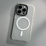 Frosted Anti-fall Bumper Magsafe Case For iPhone