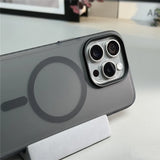 Frosted Anti-fall Bumper Magsafe Case For iPhone