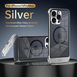 High end Aluminum Alloy Magnetic Aromatherapy Phone Case For iPhone