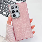 Hard PC Glitter Laser Ripple Marble Case For Samsung