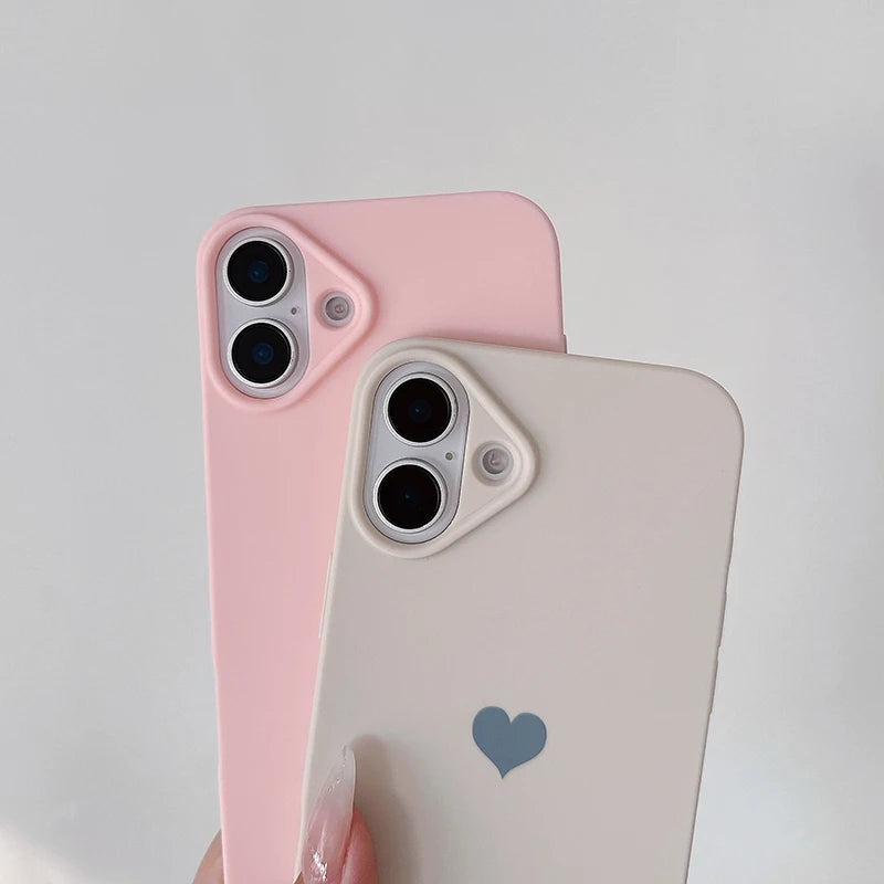 Love Candy Color Silicone Soft Case For iPhone