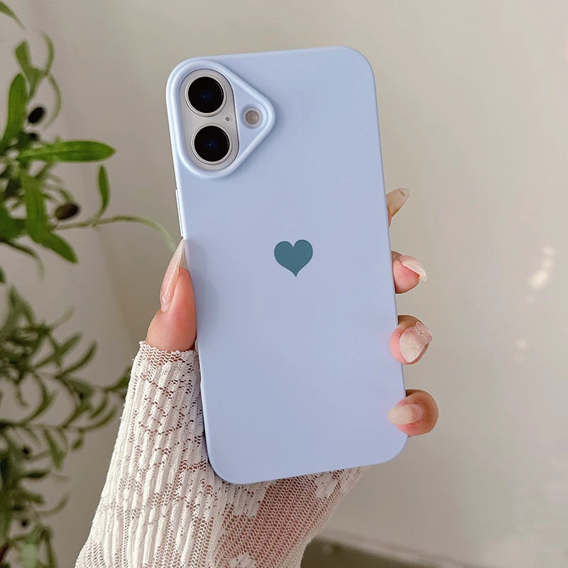 Love Candy Color Silicone Soft Case For iPhone