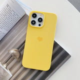 Lovely Love Candy Color Silicone Soft Case For iPhone