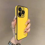 Soft Silicone Leather Colorful Case For iPhone