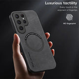 Luxury Leather Magnetic Case For Samsung