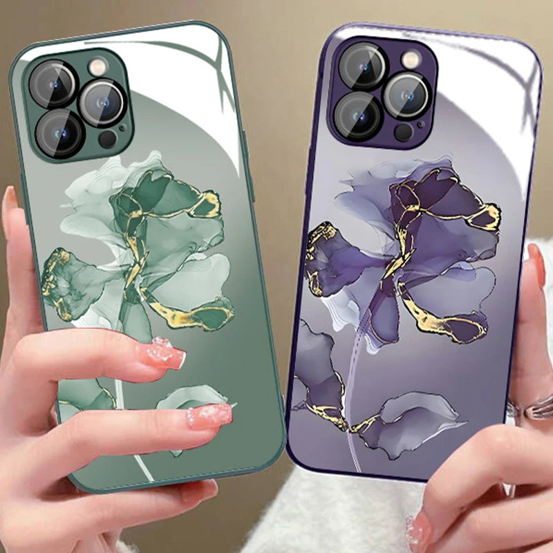 Luxury Marble Matte Phone Case For iPhone