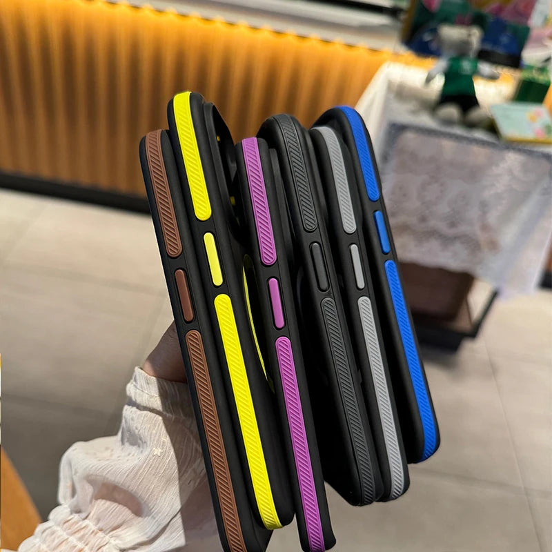 Luxury Patchwork Color Phone Case For iPhone