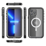 Magnetic Charging IP68 Waterproof Case For iPhone