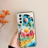 Natural Trees in Mountain Ranges Case For Samsung