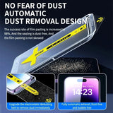 New 8K Oleophobic Coating Dust free Installation Screen Protector For iPhone