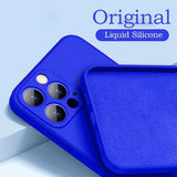 Silicone Solid Color Fall and Collision Protection Cover Case For IPhone