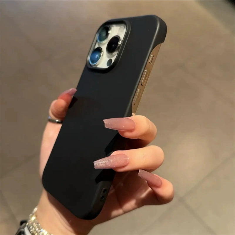 [Half-frame] Ultra-thin Bare Metal Cooling Phone Case For iPhone