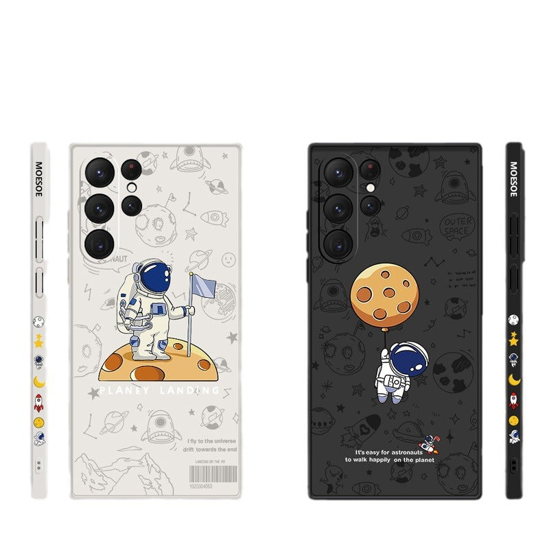 Moon Astronaut Cartoon Graffiti Phone Case For Samsung