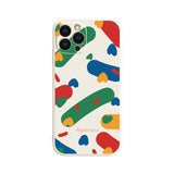 Colorful graffiti frosted soft case for iPhone