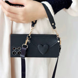 Heart Crossbody Lanyard Phone Case For Samsung